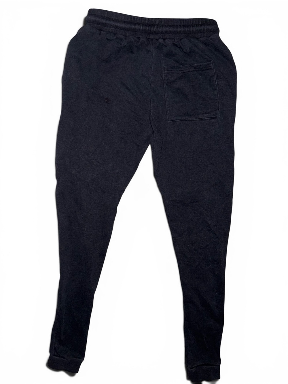 Black Graphic Joggers with Red Script - Picture 2 of 4